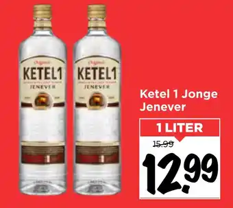 Vomar Voordeelmarkt Ketel 1 Jonge Jenever 1 liter aanbieding