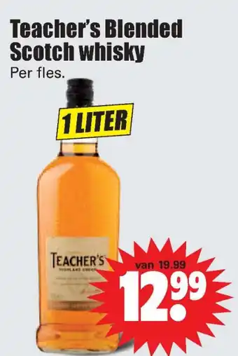 Dirk Teacher's Blended Scotch whisky aanbieding