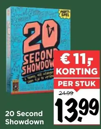 Vomar Voordeelmarkt 20 Second showdown aanbieding