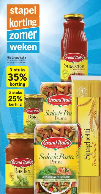 Albert Heijn Alle Grand'ltalia aanbieding