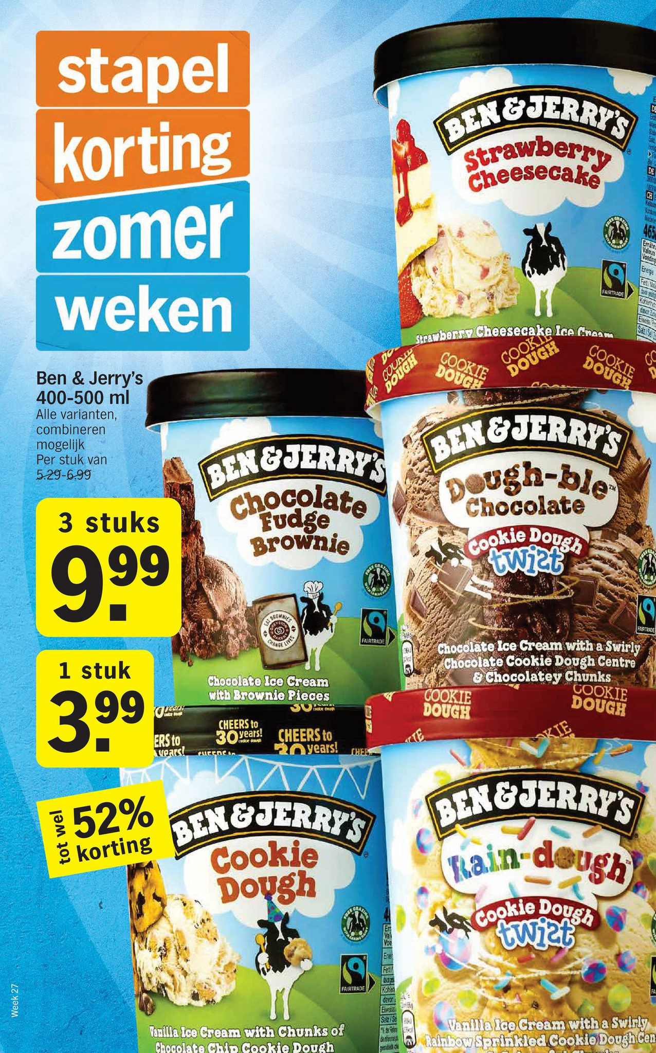 Ben & Jerry's aanbieding bij Albert Heijn