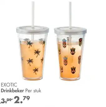 Casa EXOTIC Drinkbeker Per stuk aanbieding