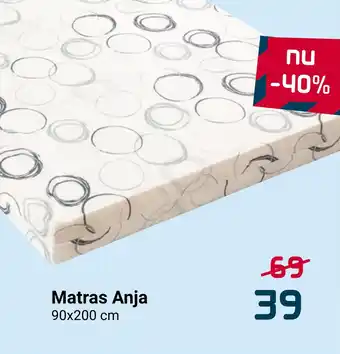 Beddenreus Matras Anja aanbieding