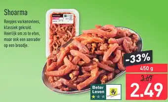 ALDI Shoarma 450g aanbieding