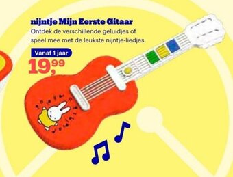 Bol.com Nijntje Mijn Eerste Gitaar aanbieding