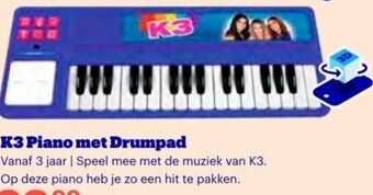 Bol.com K3 piano met drumpad aanbieding