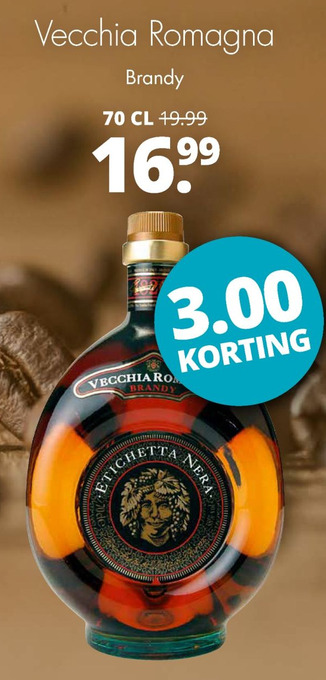 Mitra Vecchia romagna brandy aanbieding