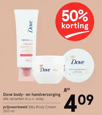 Etos Dove body- en handverzorging 300 ml aanbieding