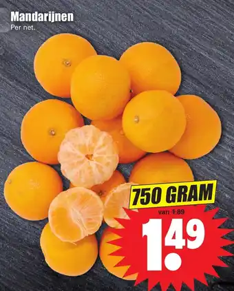 Dirk Mandarijnen 750g aanbieding