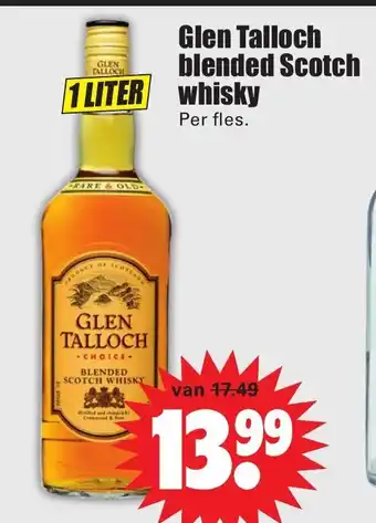 Dirk Glen Talloch whisky 1L aanbieding