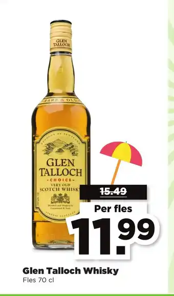 PLUS Glen talloch whisky 70cl aanbieding