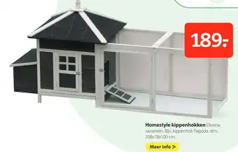 Pets Place Homestyle kippenhokken aanbieding