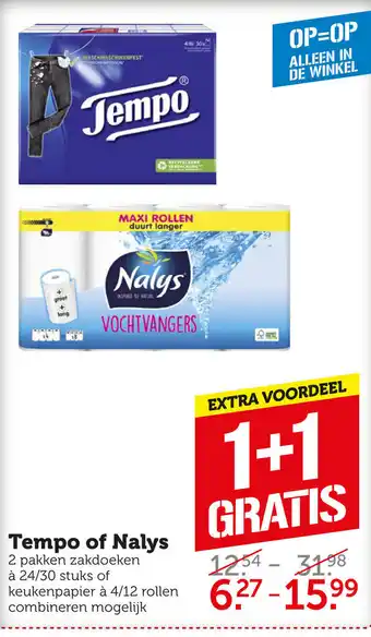 Coop Tempo of Nalys aanbieding