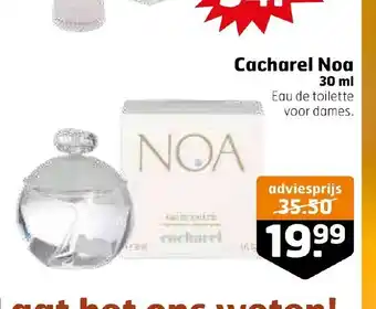 Trekpleister Cacharel Noa 30 ml aanbieding