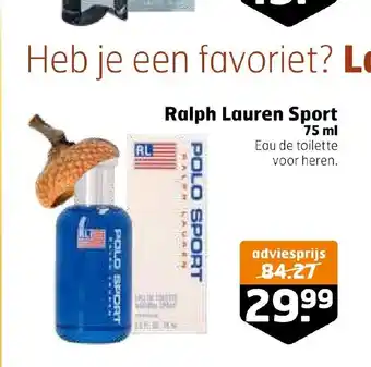 Trekpleister Ralph Lauren Sport 75 ml aanbieding