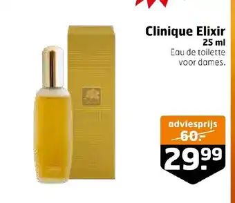 Trekpleister Clinique Elixir 25 ml aanbieding