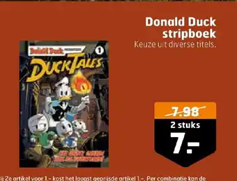 Trekpleister Donald Duck stripboek 2 stuks aanbieding