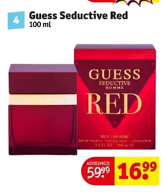 Kruidvat Guess Seductive Red 100 ml aanbieding