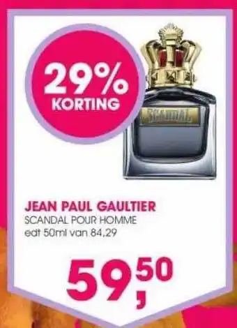 Drogisterij Visser Jean paul gaultier scandal pour homme edt 4540ml 29% korting aanbieding