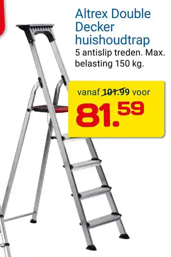 Kluswijs Altrex Double Decker huishoudtrap aanbieding