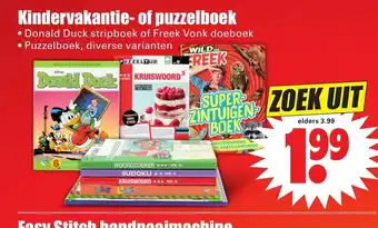 Dirk Kindervakantie- op puzzelboek aanbieding