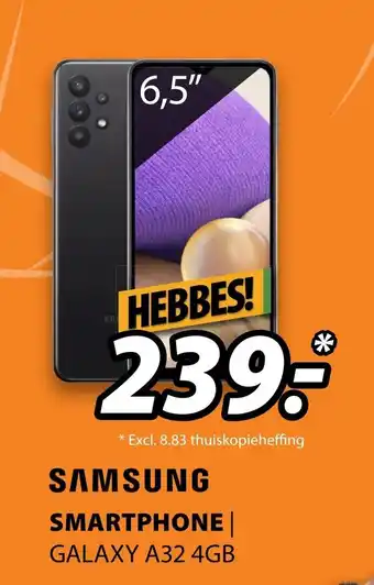 Expert Samsung smartphone galaxy a32 4gb aanbieding