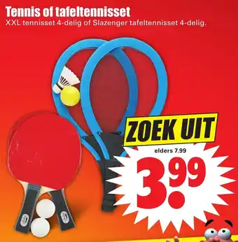 Dirk Tennis of tafeltennisset aanbieding