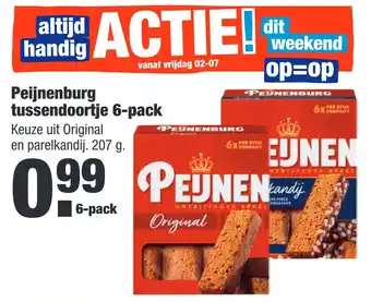 ALDI Peijnenburg tussendoortje 6-pack aanbieding