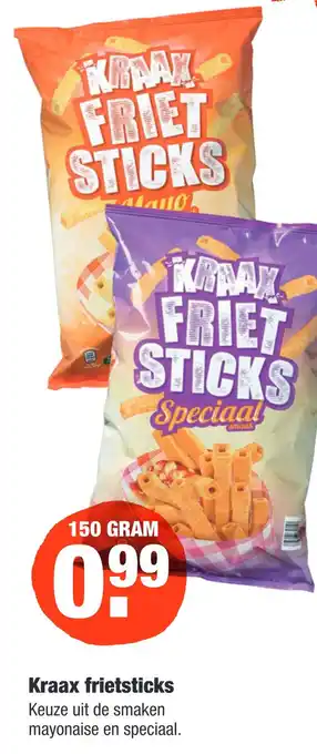 ALDI Kraax frietsticks aanbieding