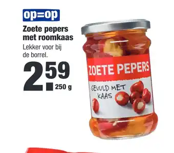 ALDI Zoete pepers met roomkaas Is aanbieding