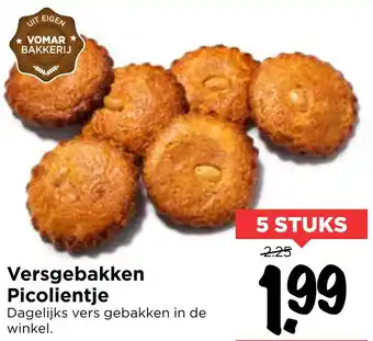 Vomar Voordeelmarkt Versgebakken Picolientje aanbieding