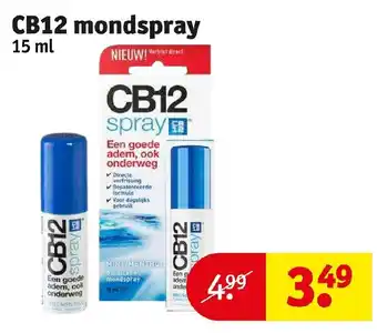 Kruidvat CB12 mondspray 15ML aanbieding