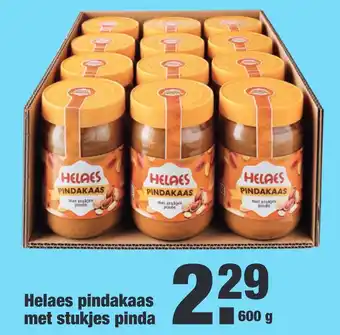 ALDI Helaes pindakaas met stukjes pinda aanbieding