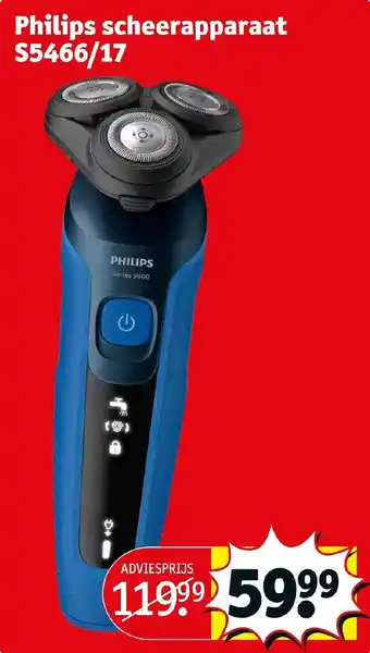 Kruidvat Philips scheerapparaat S5466/17 aanbieding