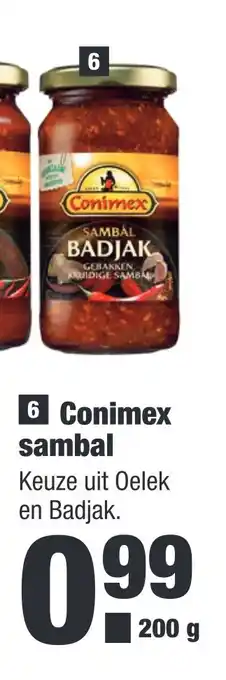 ALDI Conimex sambal aanbieding