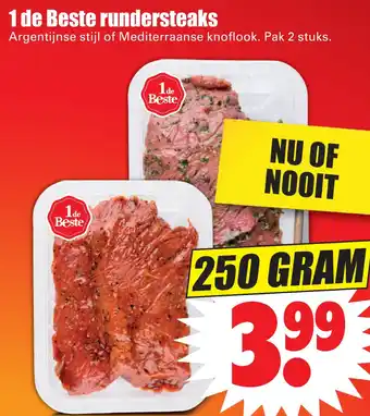 Dirk 1 de Beste rundersteaks aanbieding