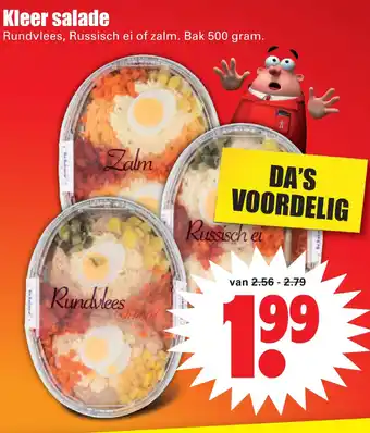 Dirk Kleer salade aanbieding