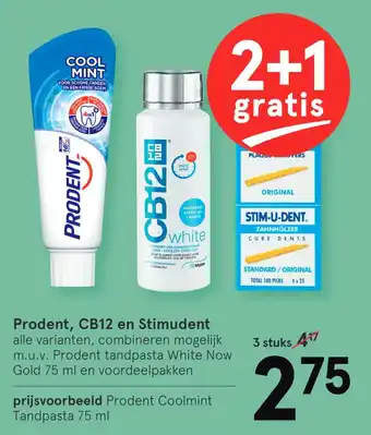 Etos Prodent, CB12 en Stimudent aanbieding