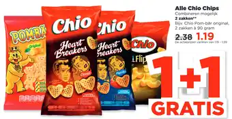 PLUS Alle Chio Chips aanbieding