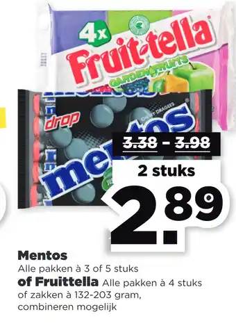 PLUS Mentos aanbieding