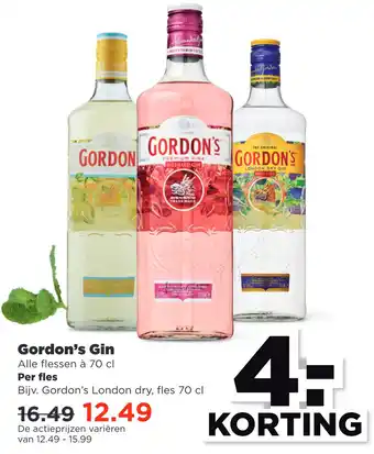 PLUS Gordon's Gin aanbieding