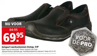 Welkoop Grisport 72009 - S1P Werkschoenen - Instapmodel heren aanbieding