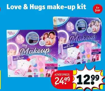 Kruidvat Love & Hugs make-up kit aanbieding