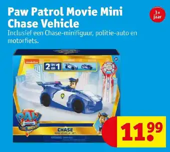 Kruidvat Paw patrol movie mini chase vehicle aanbieding