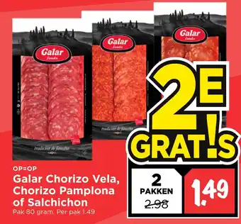 Vomar Voordeelmarkt Galar Chorizo Vela, Chorizo Pamplona aanbieding