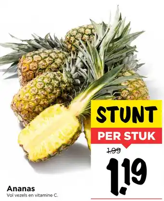 Vomar Voordeelmarkt Ananas aanbieding
