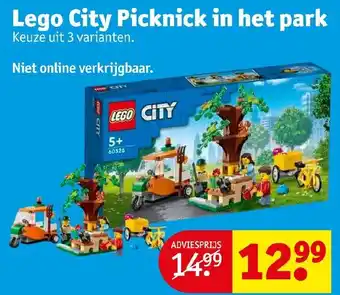 Kruidvat Lego City picknick in het park aanbieding