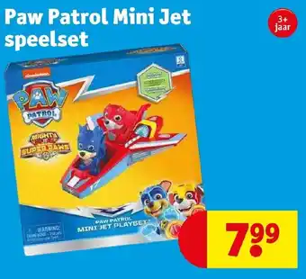 Kruidvat Paw patrol mini jet speelset aanbieding