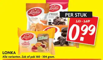 Dekamarkt Lonka 160-304g aanbieding