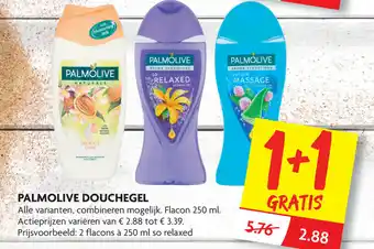 Dekamarkt Palmolive douchegel 2*250ml aanbieding